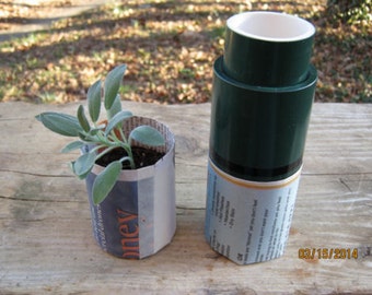Paper Pot Maker - Perfect Seed Starter - Great Garden Addition - Green!