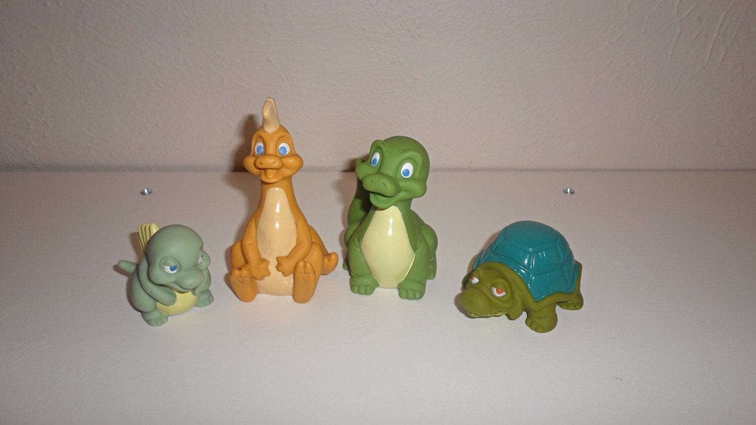 Dink the Little Dinosaur McDonalds Toys 1989 set of 4