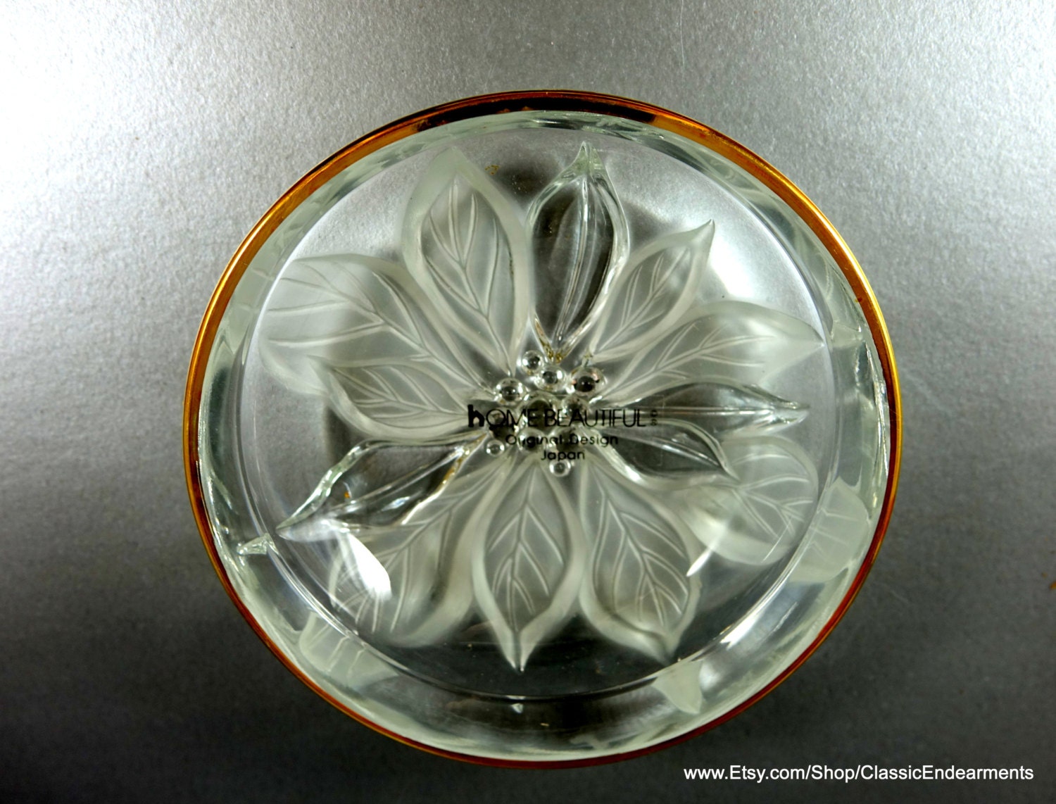 Mikasa Crystal Bowl Candy Dish Trinket Dish Decorative