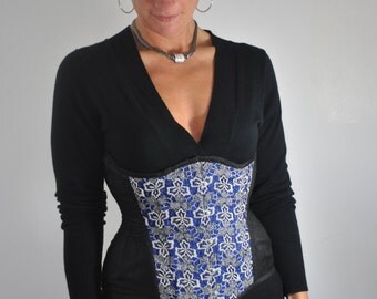 Underbust lace & silk