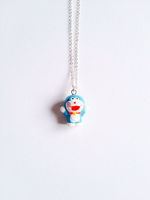 Items similar to Happy kawaii Doraemon Necklace ) Lovely Cute Kawaii