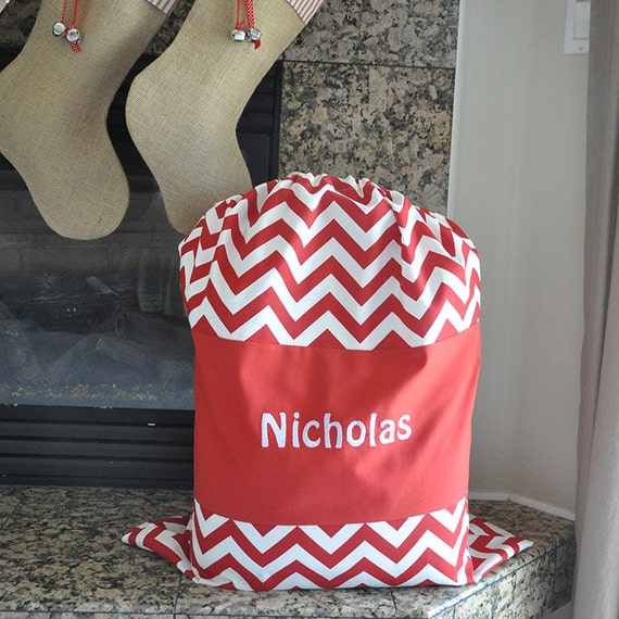 Personalized Santa Bag Gift Bag Extra Large Santa Sack
