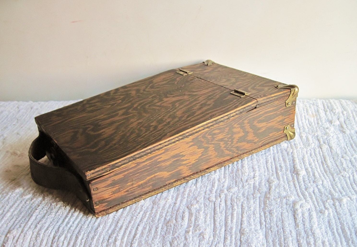 Wood Lap Desk Handcrafted Portable Writing Desk Wooden Art