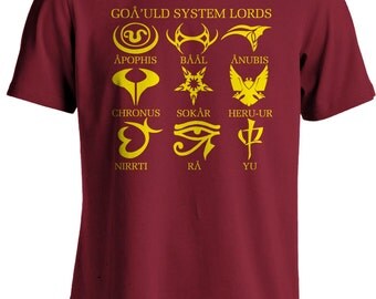 Stargate SG1 - Goa'uld System Lords T-shirt