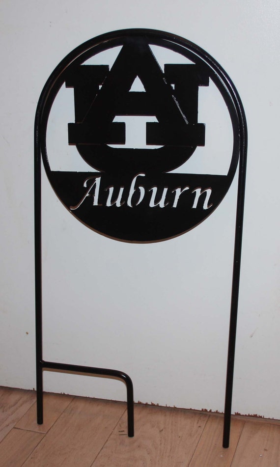 Auburn University AU Metal Yard Sign