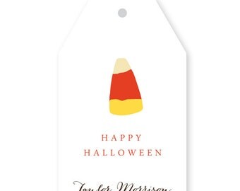 Personalized Halloween Gift Tags, Set of 10