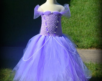 Sofia the First Inspired Tutu Dress by KalilaKloset on Etsy