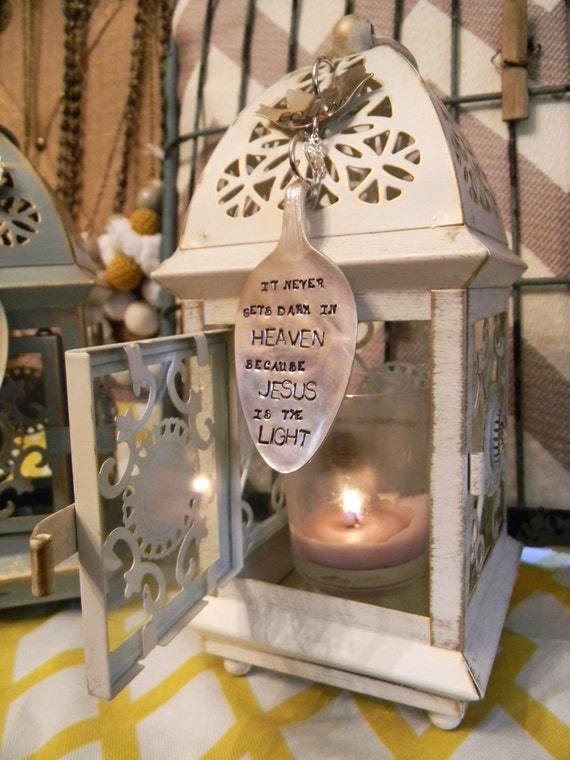 Memorial candle lantern gift after loss of a loved one lantern for ...