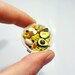 Fresh Salad ! Handmade Polymer clay Miniature food - Adjustable ring - Fimo