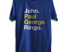 paul ringo john george t shirt