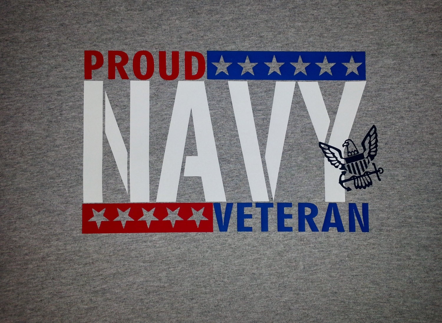 Proud Us Navy Veteran Tee 