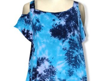 Women's Plus Size Clothing | Open Shoulder Tunic Top | One Size (1x-3x)
