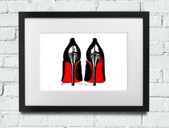 Louboutin Shoes Print - Impressionist