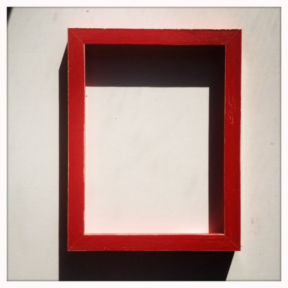 9 x 12 Red Reclaimed Barn Wood Picture Frame