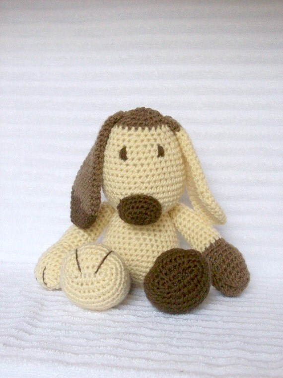 Crochet Animal Crochet Dog Stuffed Animal Plush Dog Crochet