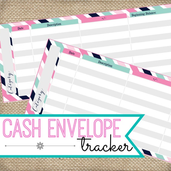cash envelope tracker