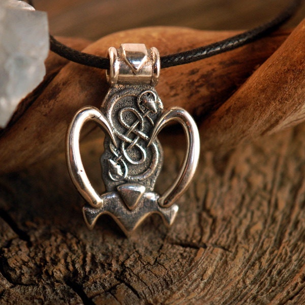 Loki Mischief Maker Sterling Silver Pendant Bronze