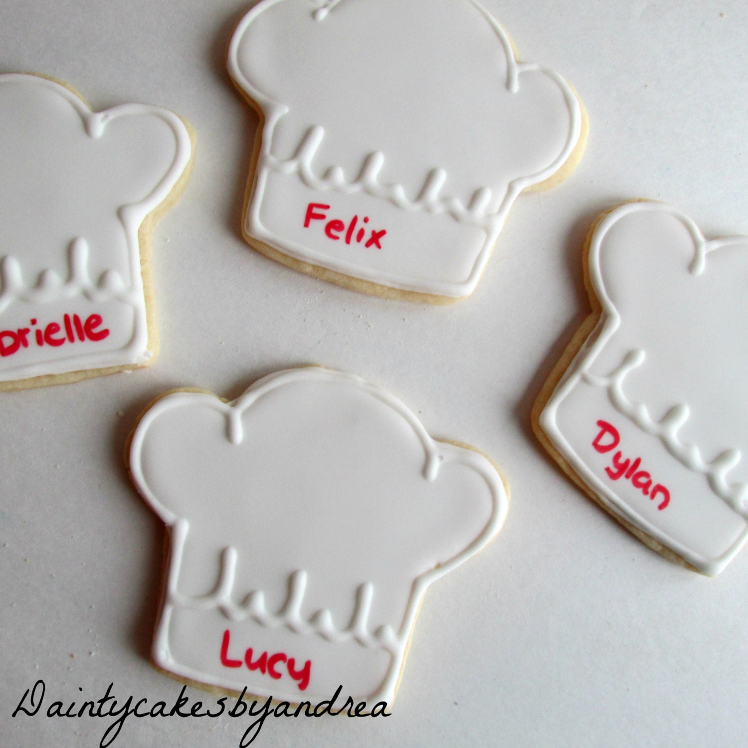 Little Chef hat cookies Perfect for a little chef or cooking