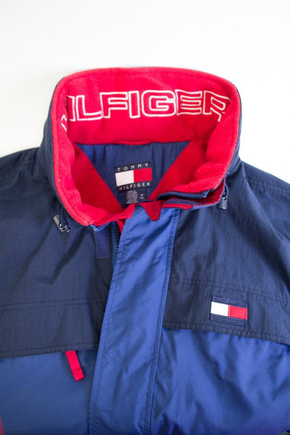 Vintage 90's Tommy Hilfiger Navy Blue / Red Ski Winter