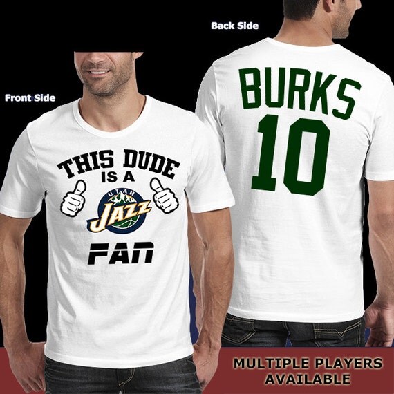 utah jazz tshirt