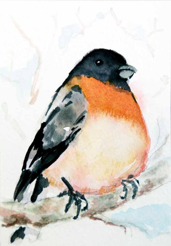 Bird Painting,Watercolor Painting,ORIGINAL Painting,Bird Portrait,Bird Art
