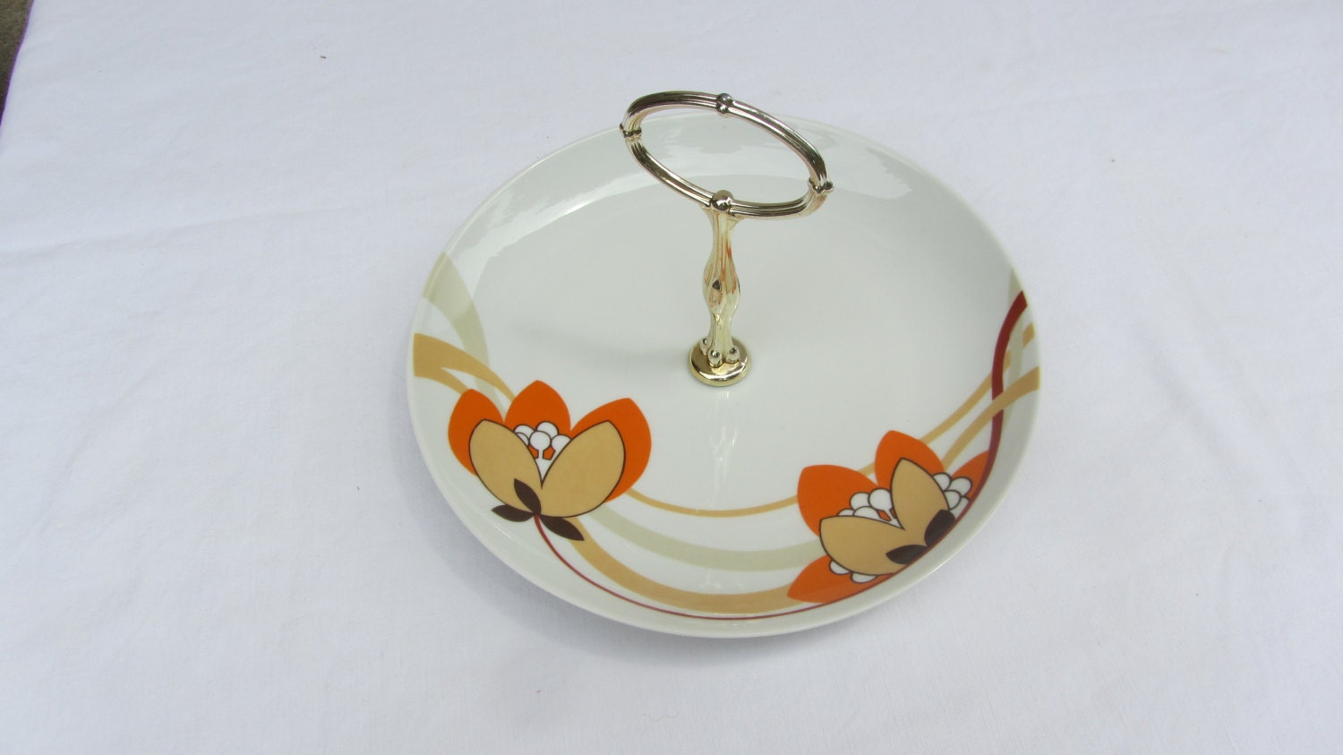 Pichet Vintage 1970 – Porcelaine Berry L. Lourioux – Pop Art – Occasion