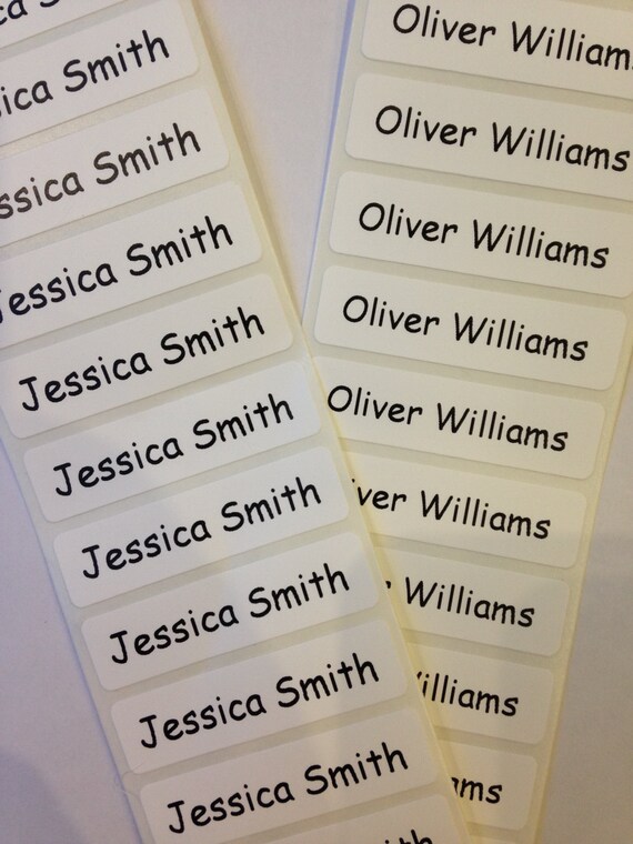 Peel &amp; Stick Labels Printed Property Name Labels Tapes Tags