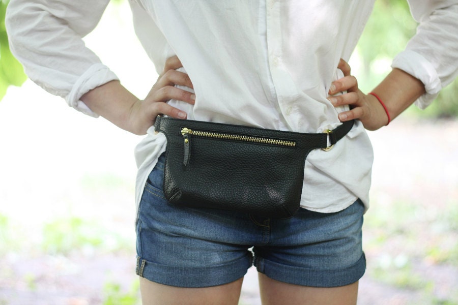 POLA Leather Waist Bag by MISHKAbags on Etsy