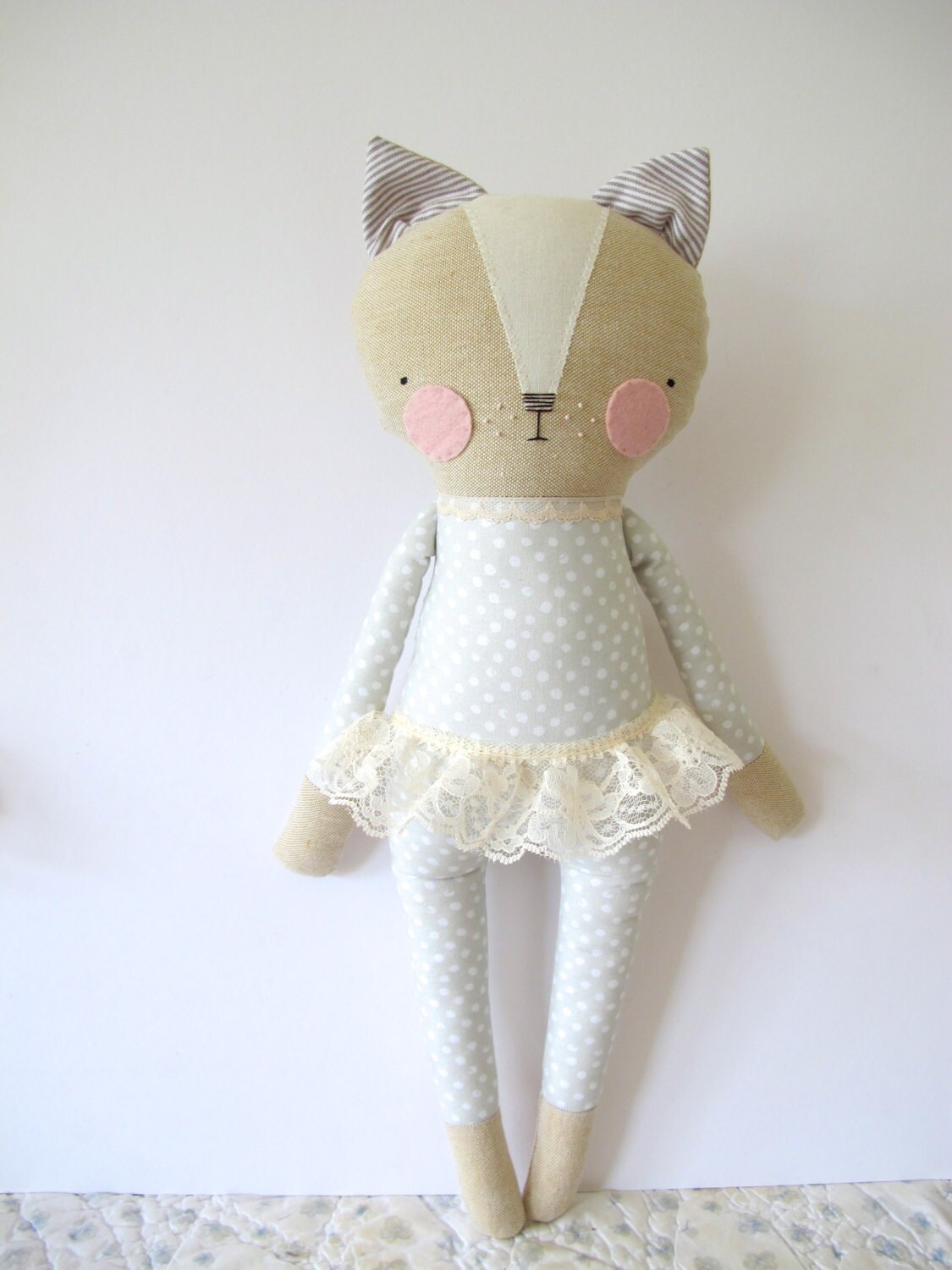 luckyjuju kitty girl cat lovie doll