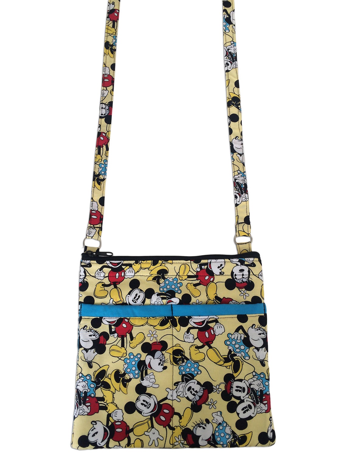 Mickey Mouse and Minnie Mouse Crossbody Bag // Sling Bag