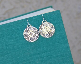 Geometric Jewelry, Aztec Inspired Earrings, Western Jewelry