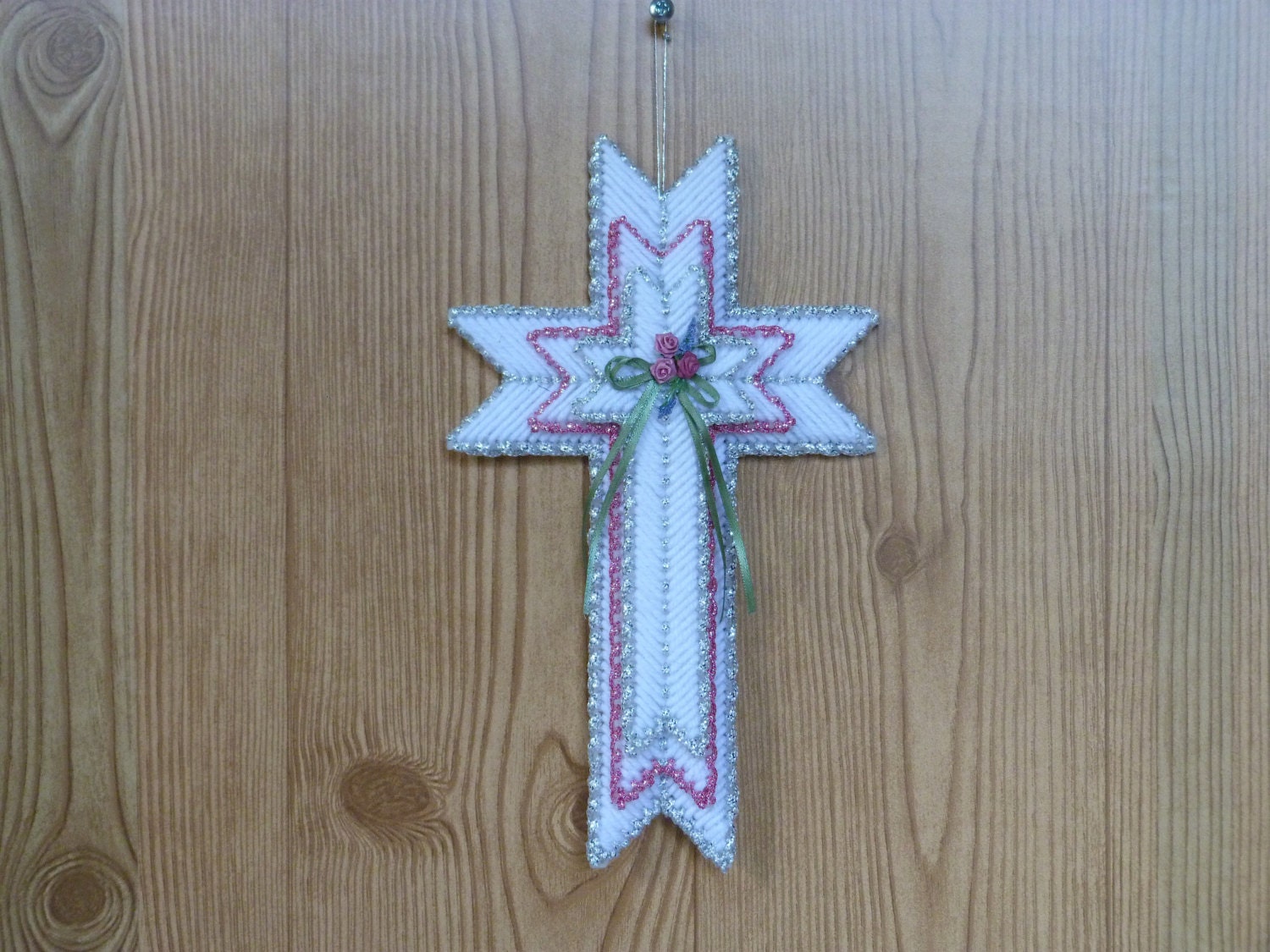 Wall Hanging Cross Wall Hanging Plastic Canvas Cross Easter