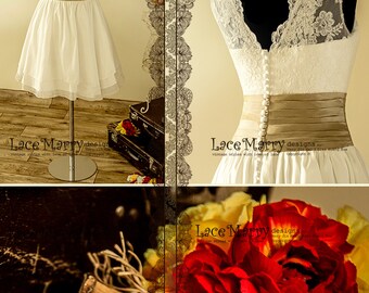 Charming Short Wedding Dress, Reception Dress, Rehearsal Dresses, Short Wedding Dress, Lace Reception Dresses, Tea Length Wedding Dresses