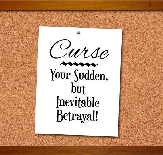 Firefly Serenity Quote Wash Curse Betrayal by DigitalDesignVault