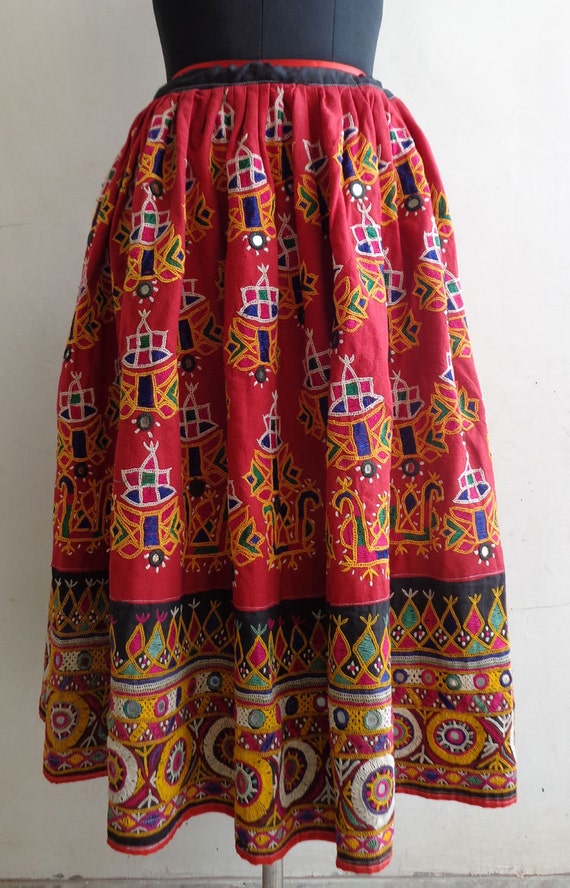 banjara skirt/gypsy skirt/tribal skirt/vintage by BANJARAPOINT