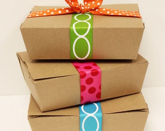 Kraft Lunch Box, 10 Paper Food Boxes, Party, Picnic, Buffet, Tailgate, Wedding, Kids, Travel, Package, Disposable, Business Meetings, Gifts