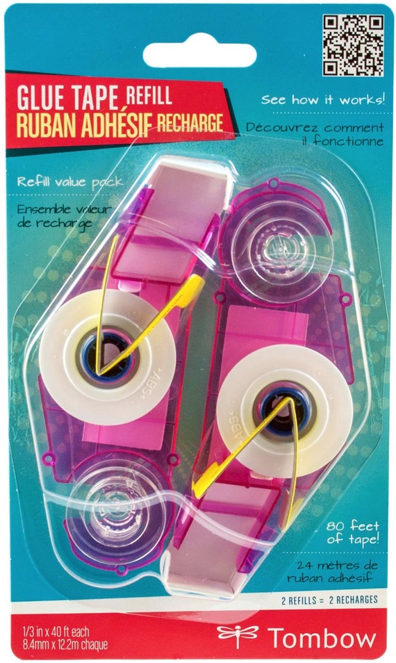 Tombow Stamp Runner Dot Pattern Adhesive Refill 2 Pack