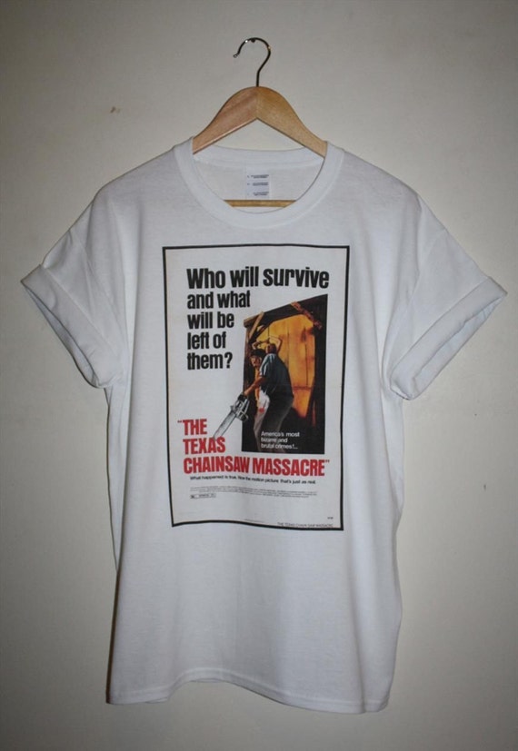 brand new texas chainsaw massacre t-shirt horror by damilkshop