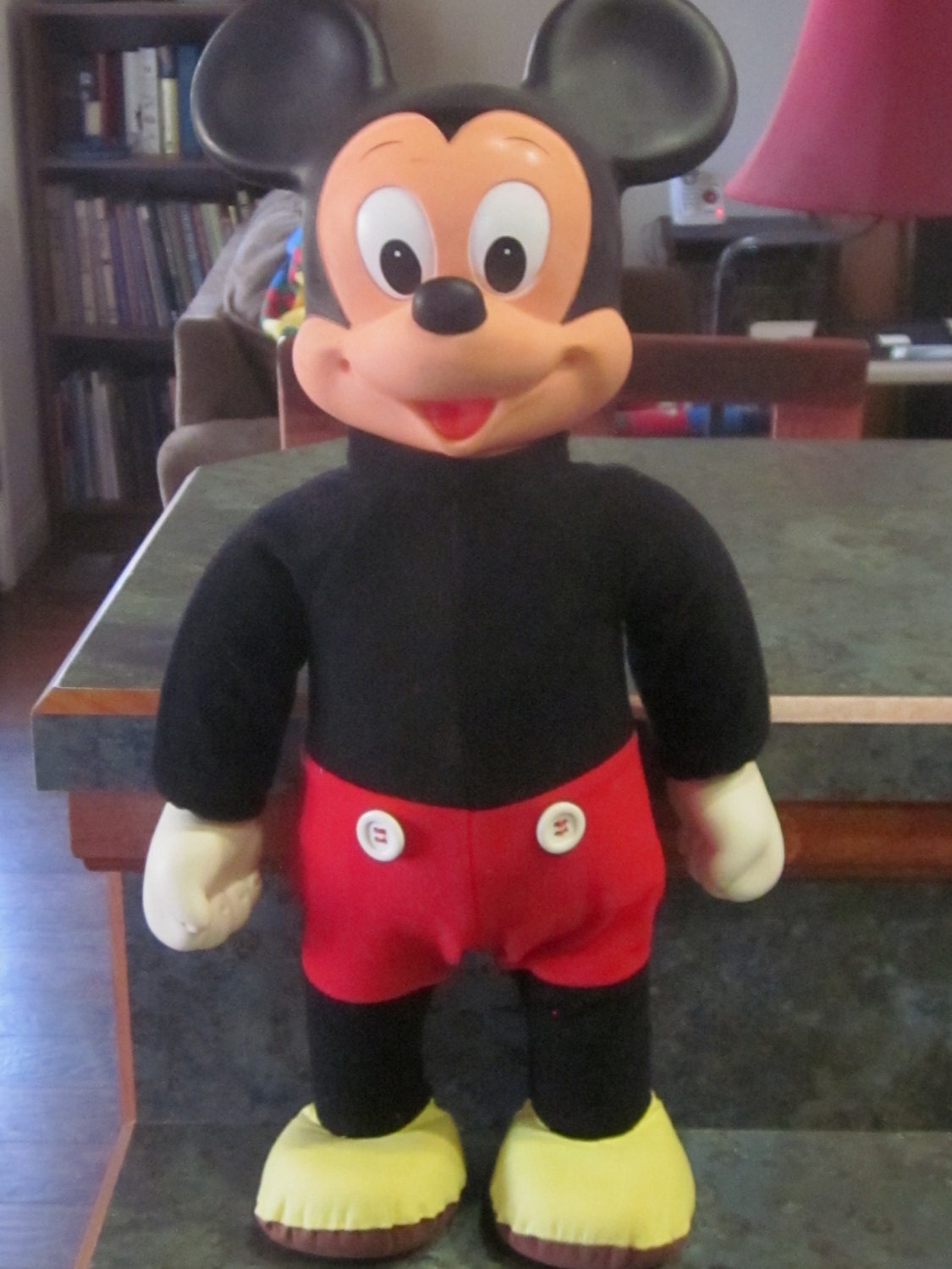 vintage marching mickey mouse doll