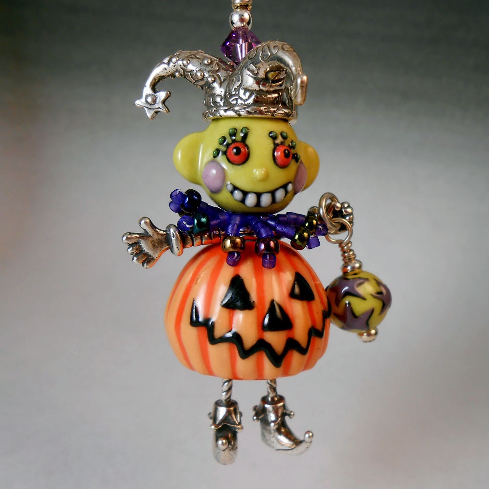 Halloween Jester Pendant