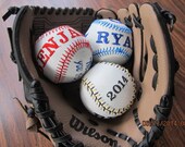 Custom Embroidered Baseball or Softball Custom Embroidered Baseball or Softball