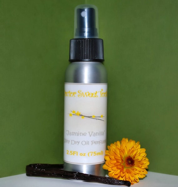Jasmine Vanilla Silky Dry Oil Perfume by doctorsweettooth on Etsy