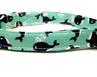 Popular items for navy blue dog collar on Etsy