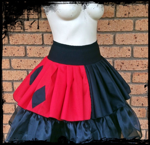 Harley Quinn Cosplay Skirt CUSTOM made for you