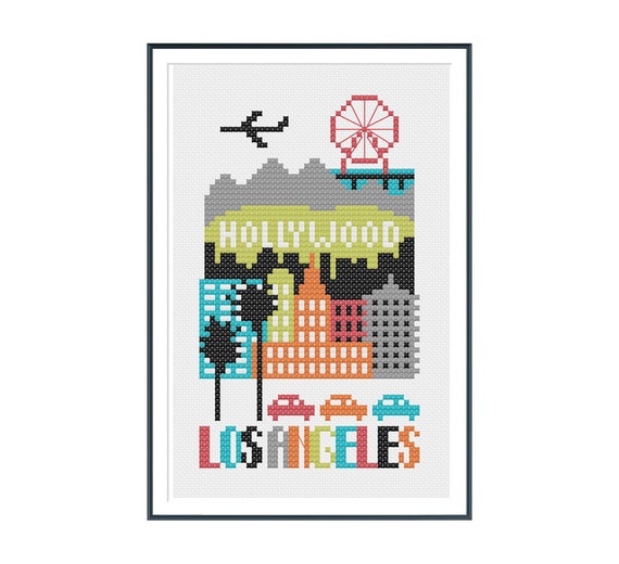 Vancouver Canada Cross Stitch Pattern Instant Download