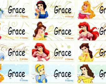 Princes M iron on label sticker clothing uniform school supply daycare camp personalized waterproof washable kid girl baby child gift bag