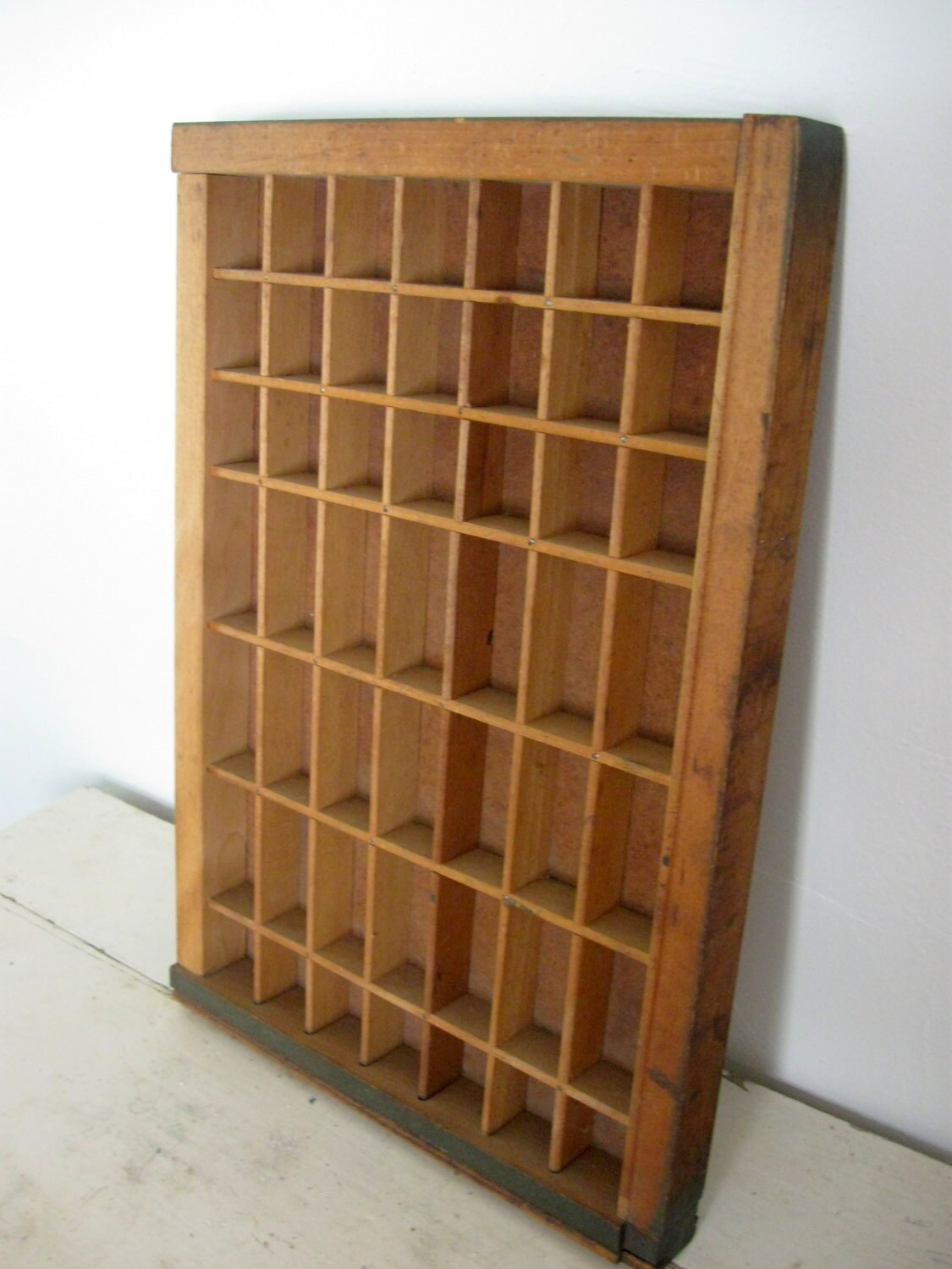 Divided Shadow Box Small Printer's Tray