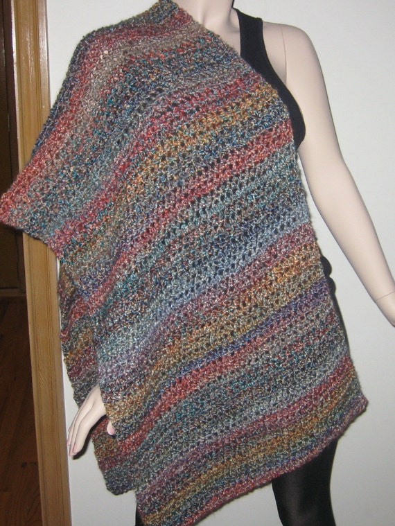 Homespun Prayer Shawl in the color Painted Desert