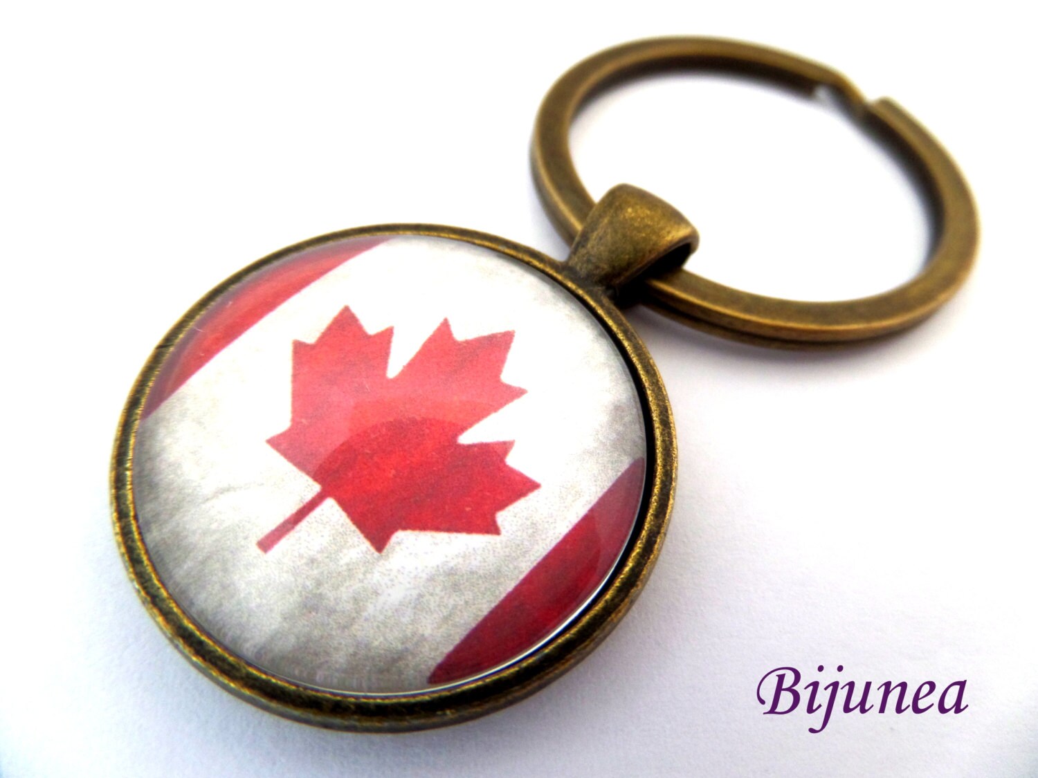 Canada keychain Canada keychain World country Canada by Bijunea