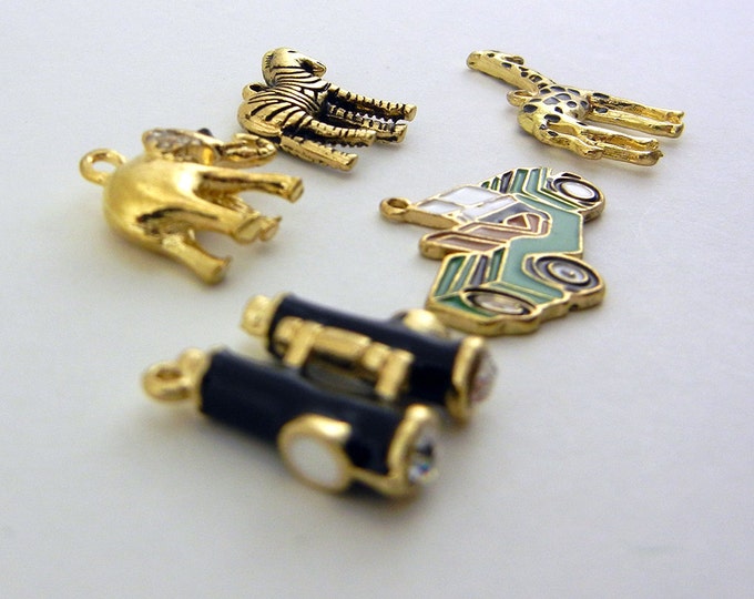 Set of Safari Charms